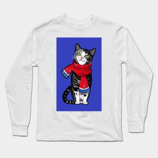 Cat in a scarf Long Sleeve T-Shirt